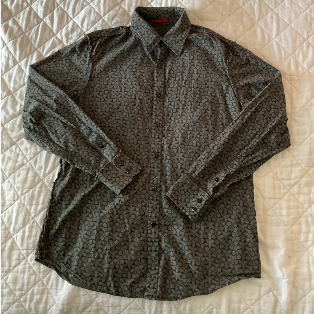 Calvin Klein Button Up- Full handcuff graphic